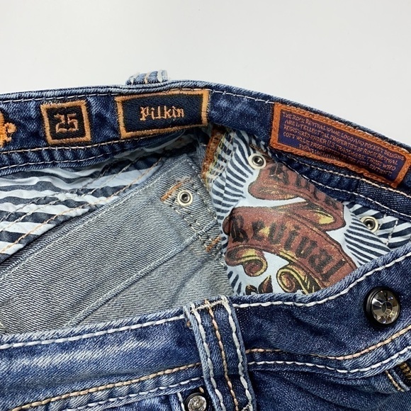 Rock Revival Pilkin Capri Size 25 - Picture 12 of 13